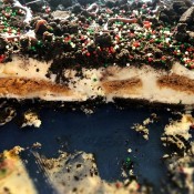 slice of cookie ice cream cake