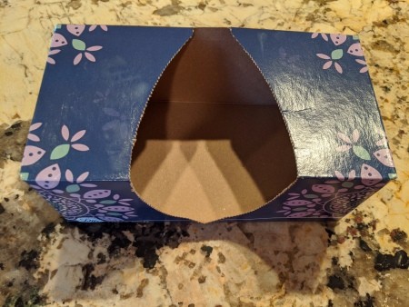 Space Valentine Box - empty tissue box