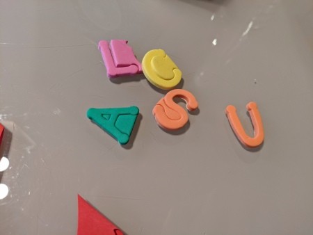 Space Valentine Box - foam letters for child's name