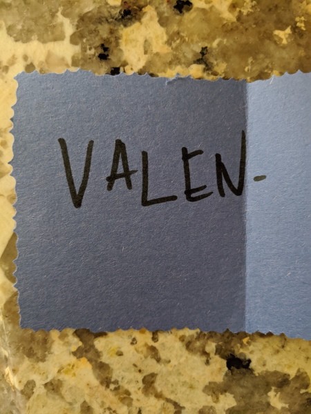 Happy Valen-Slime Cards - wording in card