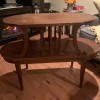 Identifying a Vintage Table - two tier oval table