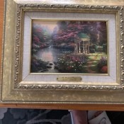 Value of a Thomas Kinkade Print - framed Garden of Prayer print