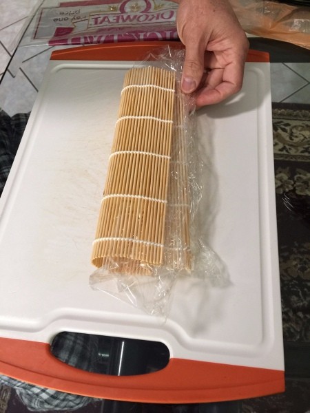 shusi mat rolled Sticky Rice Cake