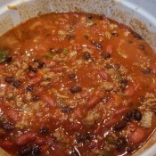 Bowl of Turkey Chili