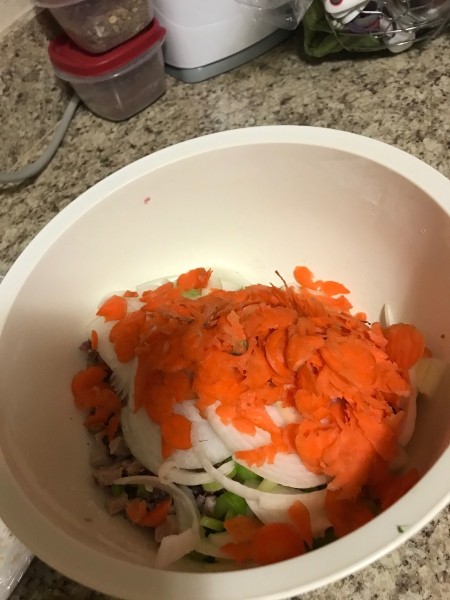 prepared vegetables in bowl