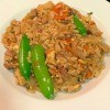 Pork Fried Rice with Duck Sauce in bowl