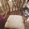 Identifying an Arm Chair - dining chair with ornate back and upholstered seat