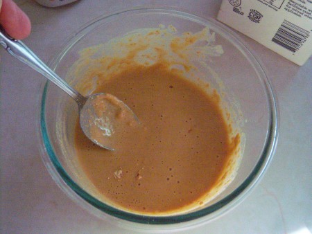 mixed ingredients in bowl