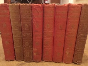 Value of Arther Mee Children's Encyclopaedia - old volumes with red cloth covers