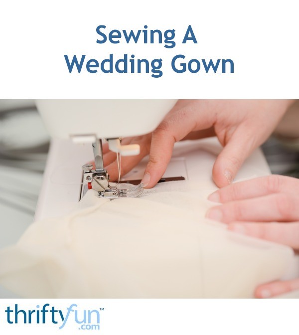wedding sewing