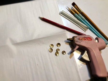 Making Custom Push Pins - supplies