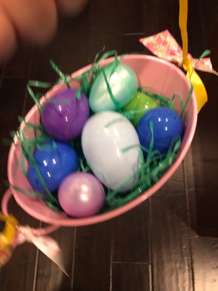 Tin Tub Easter Basket - add grass and filled plastic eggs