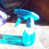 Spray bottle with cleaner