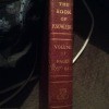 Value of Grolier Encyclopedias - red and gold spine of the Book of Knowledge