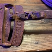Identifying an Old Piece of Equipment - rusted part of a scale perhaps