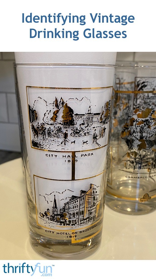 Identifying Vintage Drinking Glasses? ThriftyFun