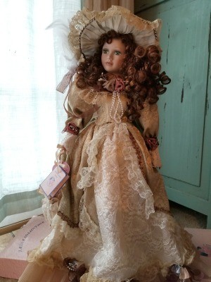 Value of J.Misa Doll - doll wearing a long pink dress with a lace front