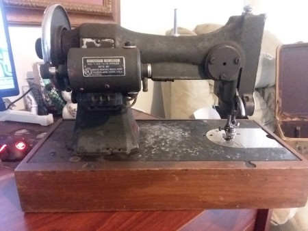 Value of a Vintage White Rotary Sewing Machine