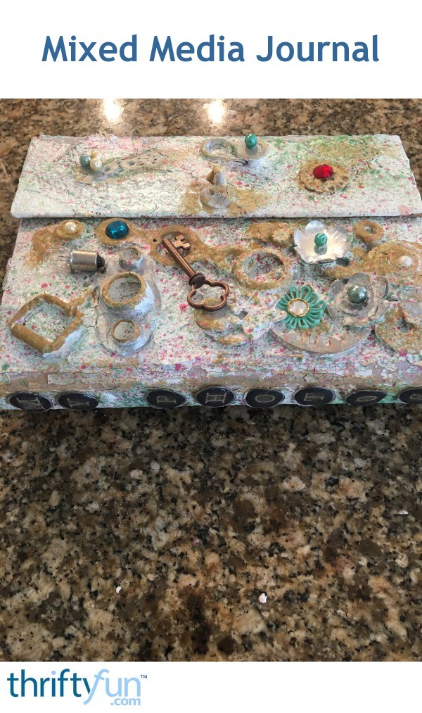 Making a Mixed Media Journal Cover | ThriftyFun