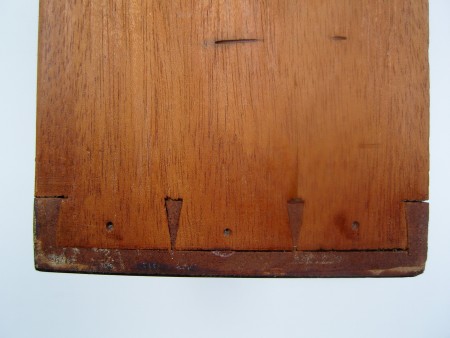 Victorian Pedestal Desk Missing Keyholes in Drawers