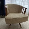 Identifying a Swivel Chair - chair with asymmetrical back, looks vintage