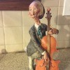 Finding Information on Giuseppe Armani Figurines - very old man playing a cello figurine