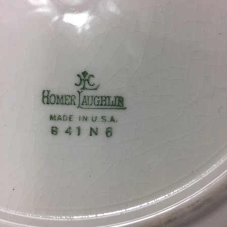 Understanding the Backstamps on Homer Laughlin Dinnerware