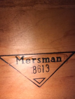 Value of Vintage Mersman Tables
