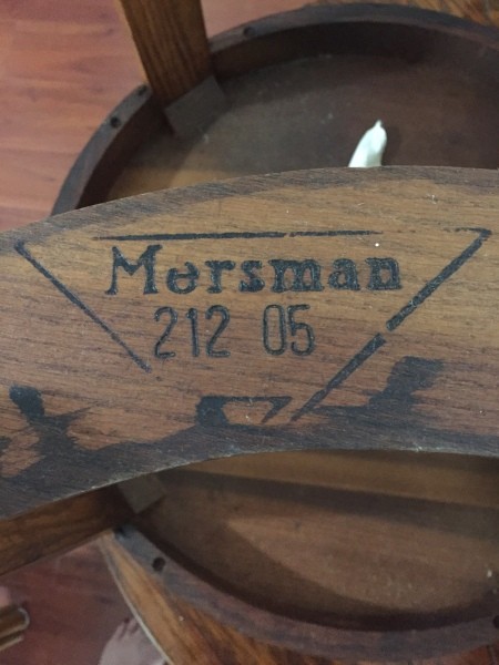 Information on Mersman Tables