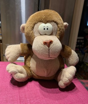 Finding a Stuffed Toy - stuffed toy monkey