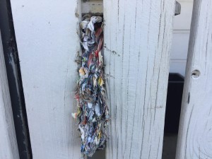 Mail Wedged in the Letterbox - wads of mail