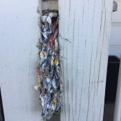 Mail Wedged in the Letterbox - wads of mail