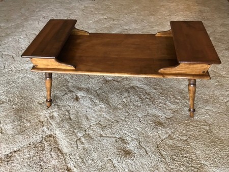 Value of Vintage Mersman Tables - coffee table with stepped ends