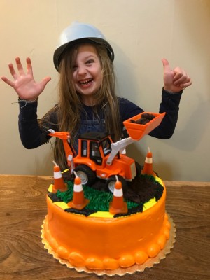 Construction Themed Birthday Cake