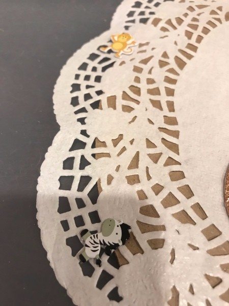 Gender Reveal Door Sign - animal brads