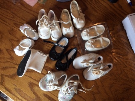 Cleaning and Deodorizing Vintage Baby Shoes