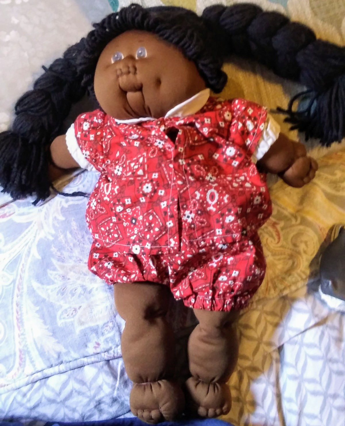 a black cabbage patch doll