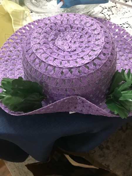 Easter Bonnet Door Wreath