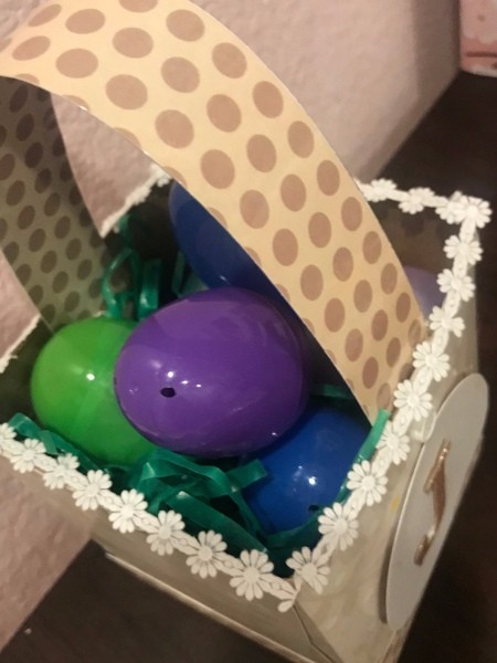 Personalized Initial Tissue Box Easter Basket