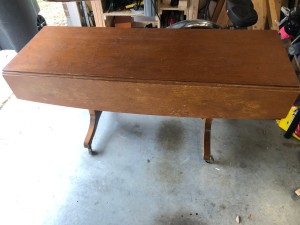 Identifying a Convertible Coffee and Dining Table - drop leaf table