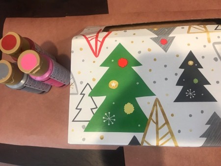 DIY Mail Box from a Kleenex Hand Towel Box  - time to paint the box