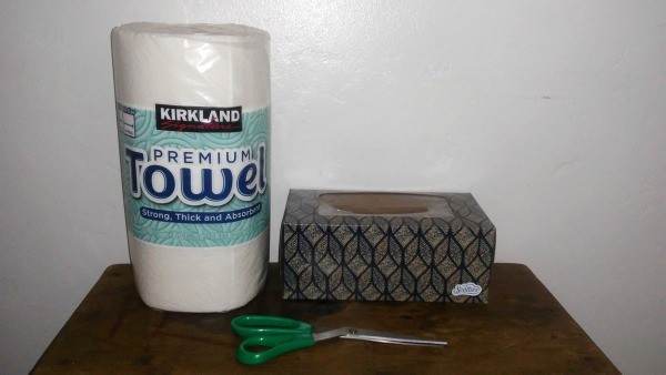 DIY Paper Towel Sheet Saver Using a Tissue Box