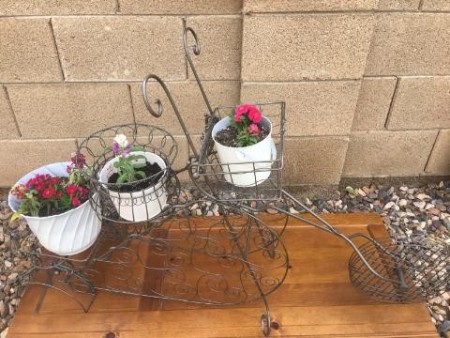 Re-Cycle Planter - finished planter