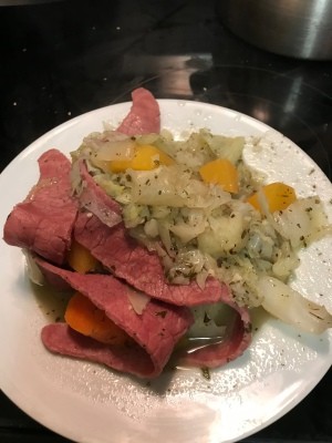 Mock Corned Beef and Cabbage Dinner