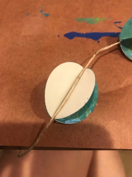 Splatter Paint Sticker Circle Garland  - third