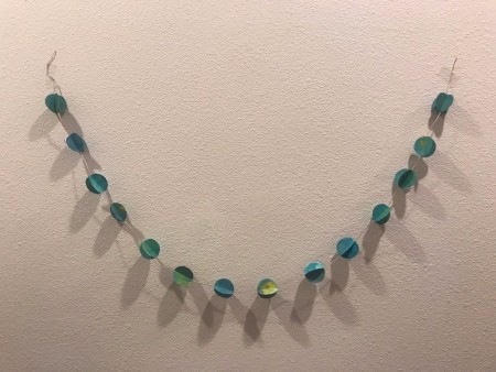 Splatter Paint Sticker Circle Garland