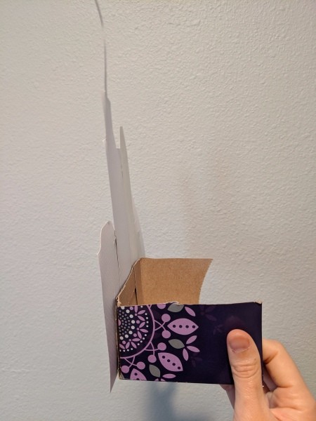 Cityscape Background for Playing with Toys - ends bent to help it stand