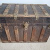 Identifying an Old Trunk - old wood and leather(?) trunk
