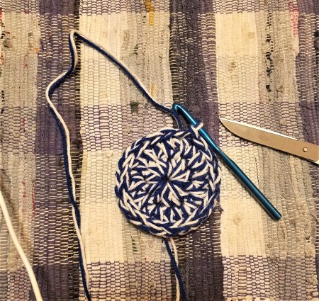 Crochet Buddy for Hook and Needle - last round of DC