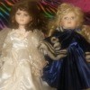 Value of Dandee Porcelain Dolls - the dolls lying side by side